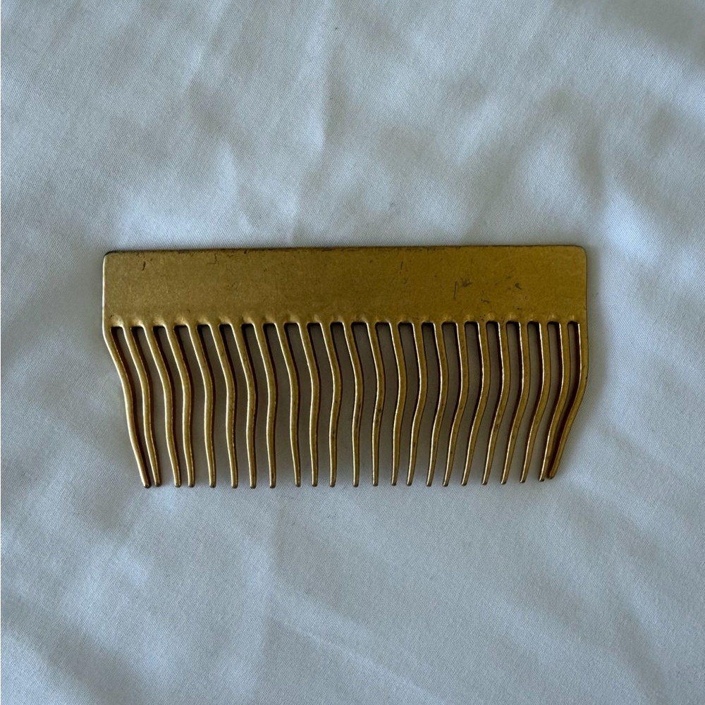 Vintage Gold Hair Comb